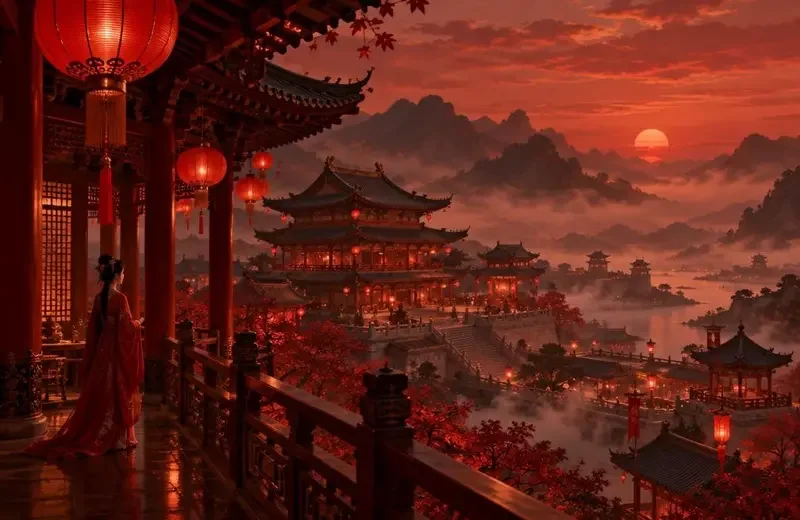 古装短剧合集 黄果短剧 古装题材短剧氛围配图:红墙金瓦之下,人心比宫道更长